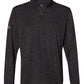 adidas Layering S / Black Adidas - Men's Lightweight Mélange Quarter-Zip Pullover