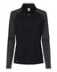 adidas Layering S / Black adidas - Women's Stripe Block Quarter-Zip Pullover