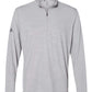 adidas Layering S / Grey Adidas - Men's Lightweight Mélange Quarter-Zip Pullover