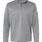 adidas Layering S / Grey Three adidas - Men's Lightweight UPF Quarter-Zip Pullover
