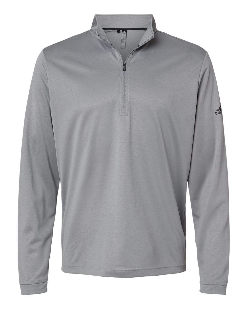 adidas Men s Lightweight UPF Quarter Zip Pullover Threadfellows