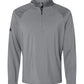 adidas Layering S / Grey Three adidas - Men's Shoulder Stripe Quarter-Zip Pullover