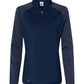 adidas Layering S / Team Navy Blue adidas - Women's Stripe Block Quarter-Zip Pullover