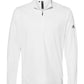 adidas Layering S / White adidas - Men's Lightweight UPF Quarter-Zip Pullover