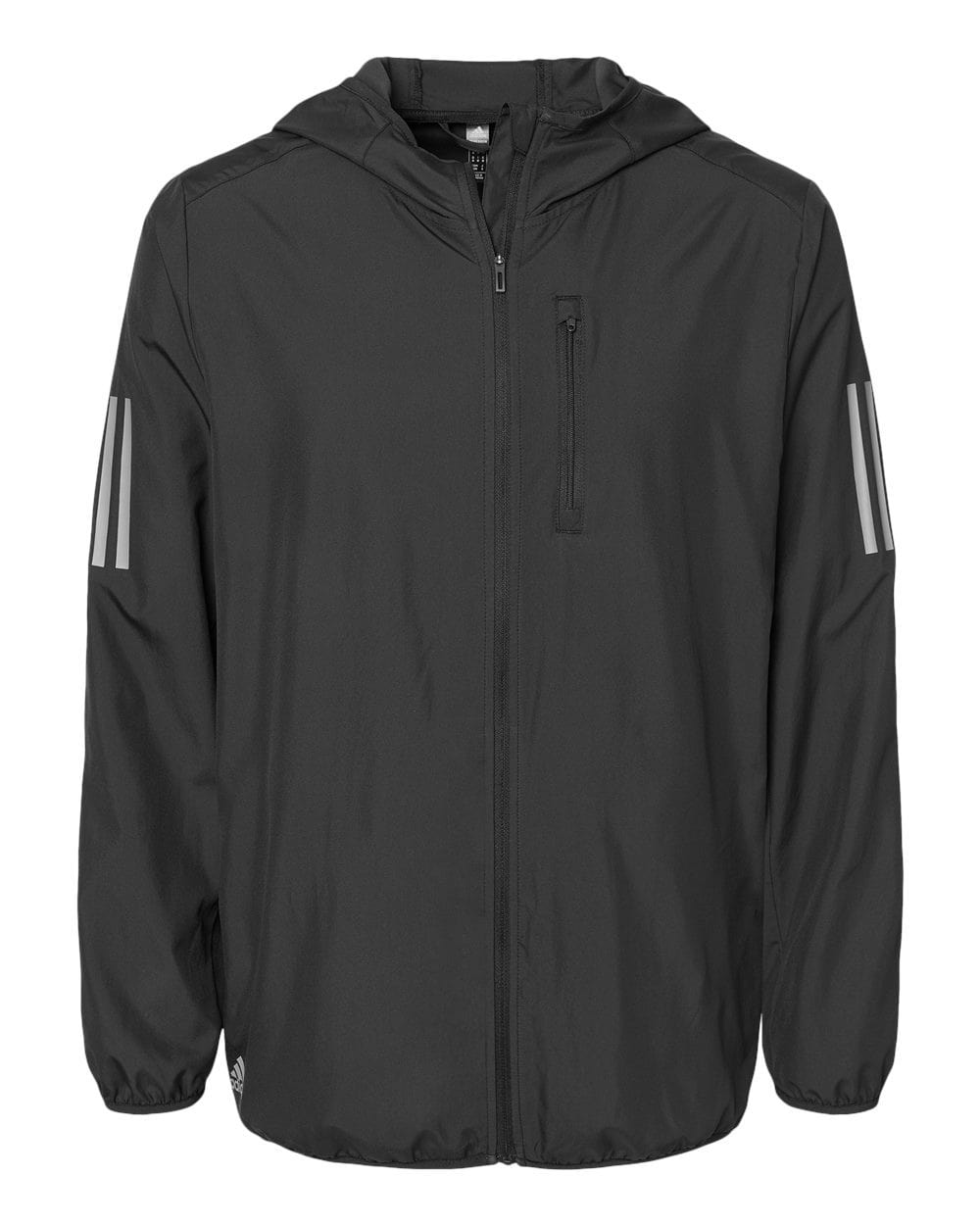 adidas Men s Hooded Full Zip Windbreaker Threadfellows