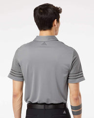 Adidas Polos adidas - Men's Striped Sleeve Polo