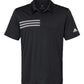 Adidas Polos S / Black/White adidas - Men's 3-Stripes Chest Sport Shirt