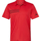 Adidas Polos S / Collegiate Red/Black adidas - Men's 3-Stripes Chest Sport Shirt