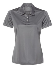 adidas Polos S / Grey Five/Black adidas - Women's 3-Stripes Vertical Shoulder Sport Shirt