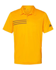 Adidas Polos S / Team Collegiate Gold/Black adidas - Men's 3-Stripes Chest Sport Shirt