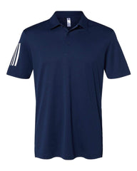 Adidas Polos S / Team Navy Blue/White adidas - Men's Floating 3-Stripes Polo