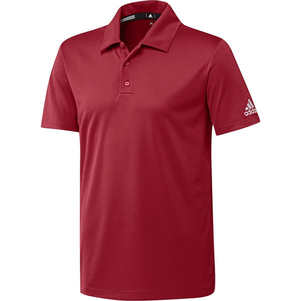 adidas Polos XS / Power Red adidas - Men's Grind Short Sleeve Polo