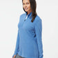 adidas Sweaters adidas - Women's Shoulder Stripe Quarter-Zip Pullover Sweater