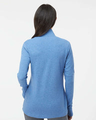 adidas Sweaters adidas - Women's Shoulder Stripe Quarter-Zip Pullover Sweater