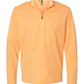 adidas Sweaters S / Acid Orange Melange adidas - Men's Shoulder Stripe Quarter-Zip Pullover