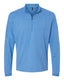adidas Sweaters S / Focus Blue Melange adidas - Men's Shoulder Stripe Quarter-Zip Pullover