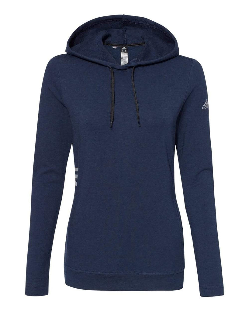 Adidas Running Womens Sweatshirt Size L Blue Ladies Casual Hoodie