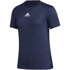 adidas T-shirts XS / Team Navy Blue/White adidas - Women's Pregame BOS Short Sleeve Tee
