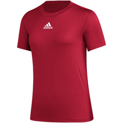 adidas T-shirts XS / Team Power Red/White adidas - Women's Pregame BOS Short Sleeve Tee
