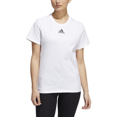 adidas T-shirts XS / White/Black adidas - Women's Fresh BOS Short Sleeve Tee