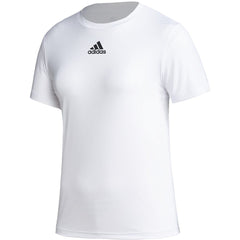 adidas T-shirts XS / White/Black adidas - Women's Pregame BOS Short Sleeve Tee