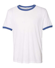 Alternative S / White/Vintage Royal Alternative - Eco-Jersey Keeper Ringer T-Shirt