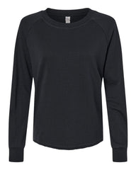 Alternative Sweatshirts S / Black Alternative - Women’s Lazy Day Burnout French Terry Sweatshirt