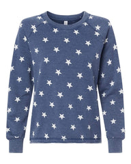 Alternative Sweatshirts XS / Navy Stars Alternative - Women’s Lazy Day Burnout French Terry Sweatshirt