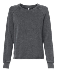 Alternative Sweatshirts XS / Washed Black Alternative - Women’s Lazy Day Burnout French Terry Sweatshirt