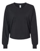 Alternative T-shirts XS / Black Alternative - Women's Cotton Jersey Long Sleeve Crop Tee