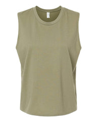 Alternative T-shirts XS / Military Alternative - Women's Cotton Jersey Go-To Crop Muscle Tank