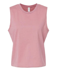 Alternative T-shirts XS / Whiskey Rose Alternative - Women's Cotton Jersey Go-To Crop Muscle Tank
