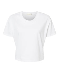 Alternative T-shirts XS / White Alternative - Women's Cotton Jersey Go-To Headliner Crop Tee