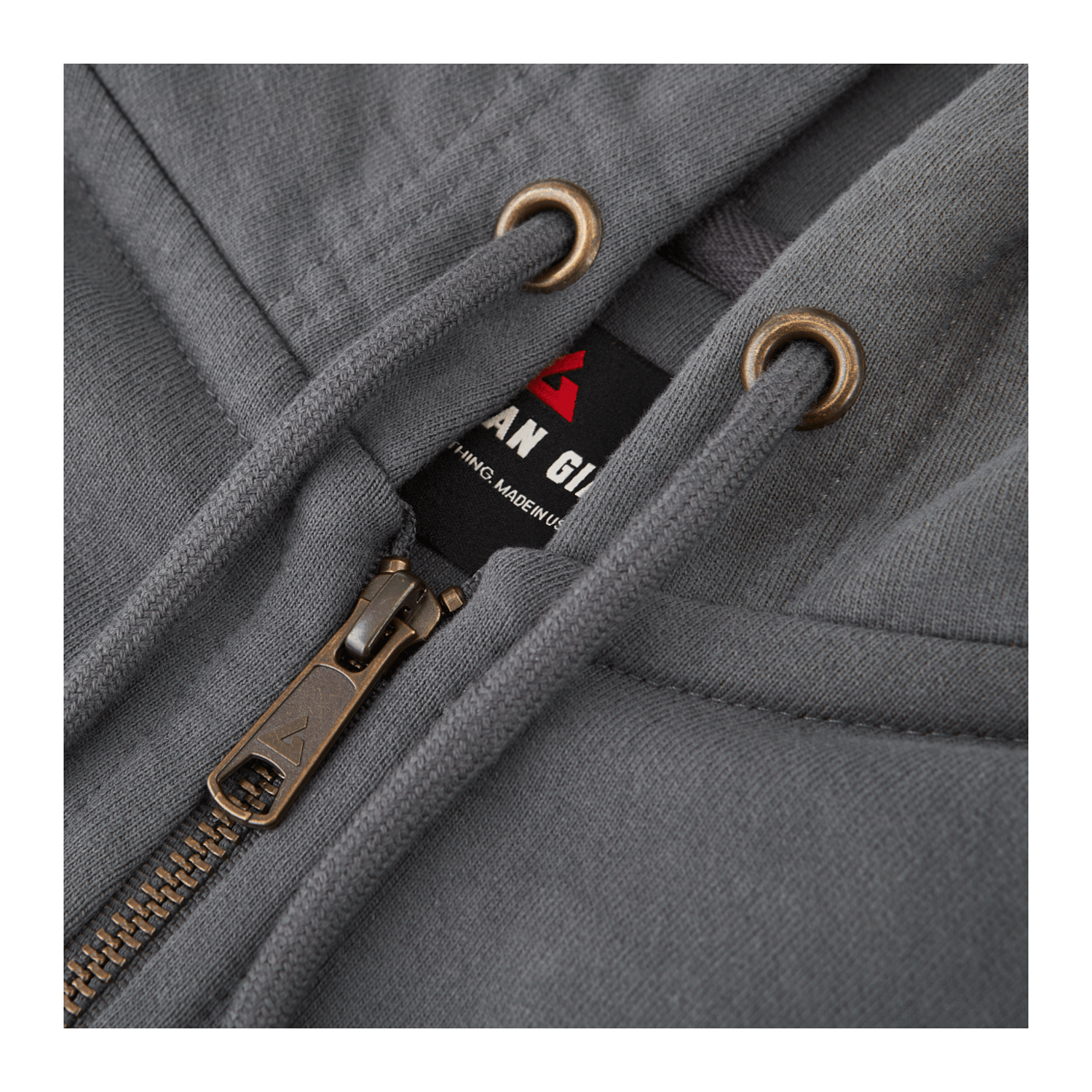 Sweat zippé Half zip american script Gris Carhartt wip Sweat zippé Half zip american script Gris Carhartt wip