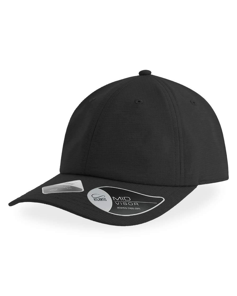 Atlantis Headwear Headwear Adjustable / Black Atlantis Headwear - Sustainable Recy Feel Cap