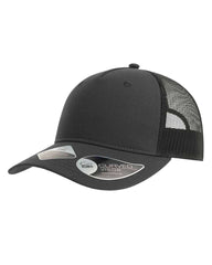 Atlantis Headwear Headwear Adjustable / Dark Grey/Black Atlantis Headwear - Sustainable Five-Panel Trucker Cap