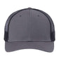 Atlantis Headwear Headwear Adjustable / Dark Grey/Black Atlantis Headwear - Sustainable Recy Three Trucker Cap