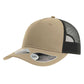 Atlantis Headwear Headwear Adjustable / Khaki/Black Atlantis Headwear - Sustainable Five-Panel Trucker Cap