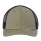 Atlantis Headwear Headwear Adjustable / Olive/Black Atlantis Headwear - Sustainable Recy Three Trucker Cap