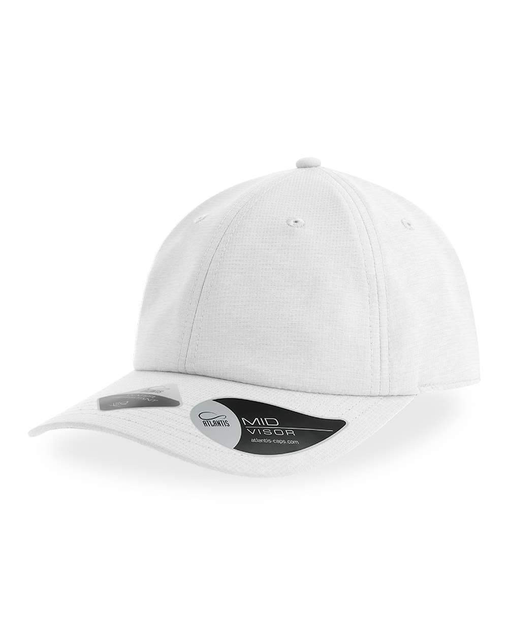 Atlantis Headwear Headwear Adjustable / White Atlantis Headwear - Sustainable Recy Feel Cap