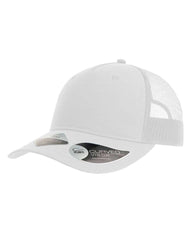 Atlantis Headwear Headwear Adjustable / White/White Atlantis Headwear - Sustainable Five-Panel Trucker Cap