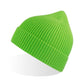 Atlantis Headwear Headwear Atlantis Headwear - Sustainable Fine Rib Knit Beanie