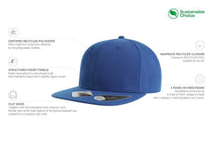 Atlantis Headwear Headwear Atlantis Headwear - Sustainable Flat Bill Cap