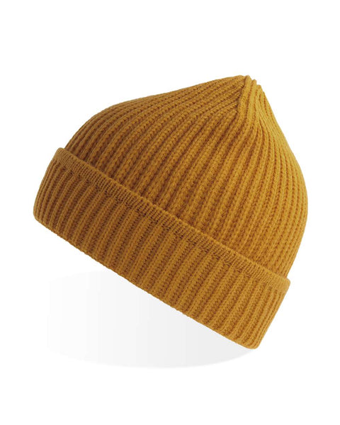 Atlantis Headwear Headwear One Size / Mustard Yellow Atlantis Headwear - Sustainable Finish Edge Knit Beanie