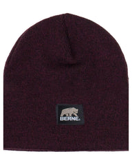 Berne Headwear One Size / Maroon/Black Berne - Heritage Knit Beanie