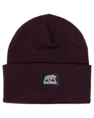 Berne Headwear One Size / Maroon/Black Berne - Heritage Knit Cuff Cap