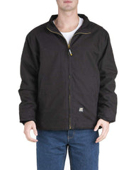 Berne Outerwear M / Black Berne - Men's Heartland Washed Duck Flannel-Lined Jacket