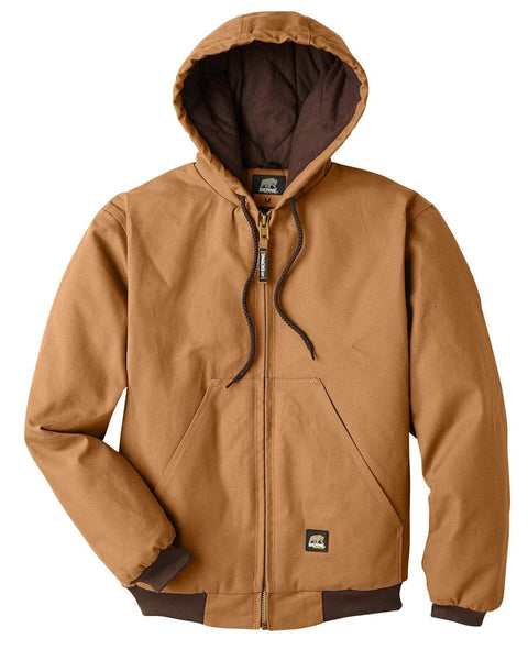Berne Outerwear S / Brown Duck Berne - Men's Heritage Hooded Active Jacket