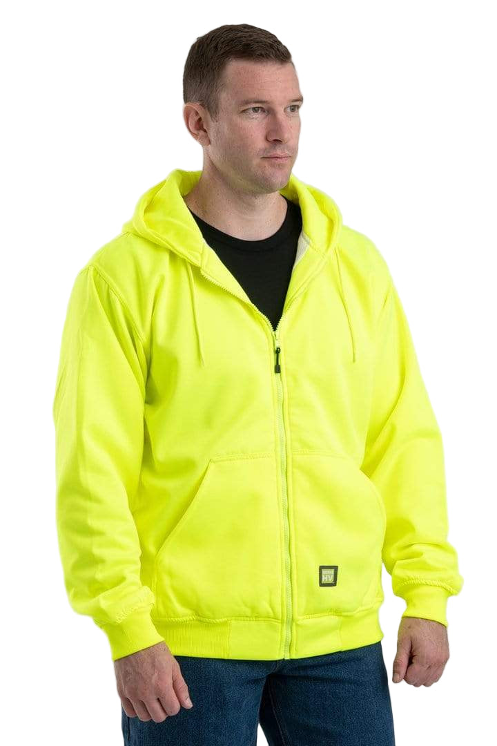 Berne Sweatshirts Berne - Men's Hi-Vis Thermal-Lined Hooded Sweatshirt