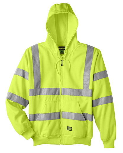 Berne Sweatshirts M / Hi Vis Yellow Berne - Men's Hi-Vis Type R Class 3 Lined Hooded Sweatshirt